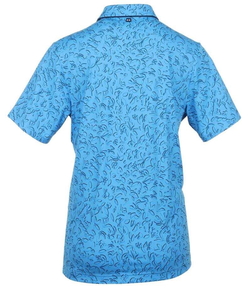 Under Armour Iso-Chill Verge herr polo, viral blue/midnight navy/photon blue