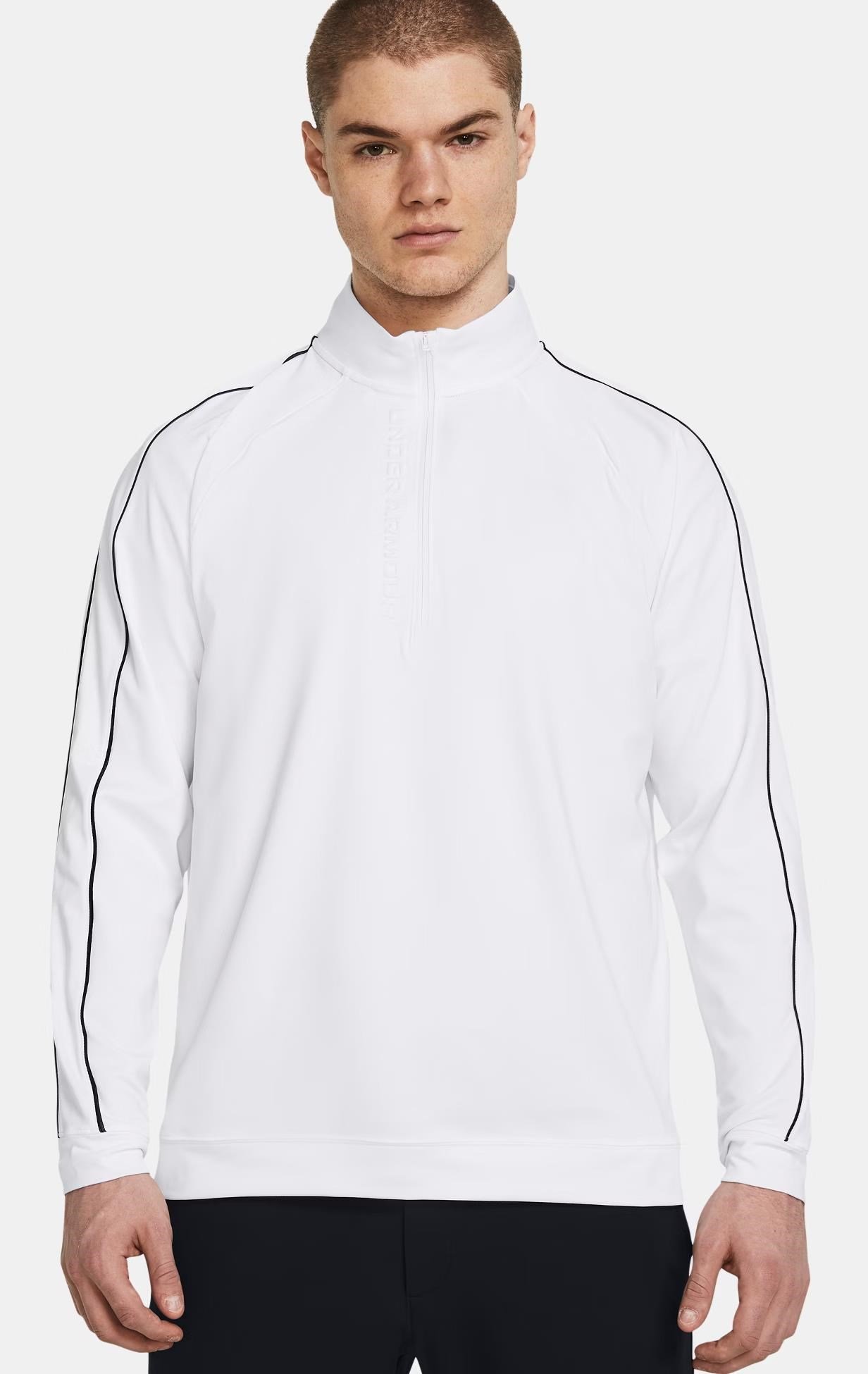 Under Armour Storm Midlayer 1/2 Zip herr sweatshirt, white/midnight navy