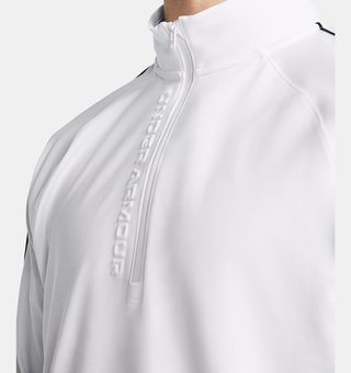 Under Armour Storm Midlayer 1/2 Zip herr sweatshirt, white/midnight navy