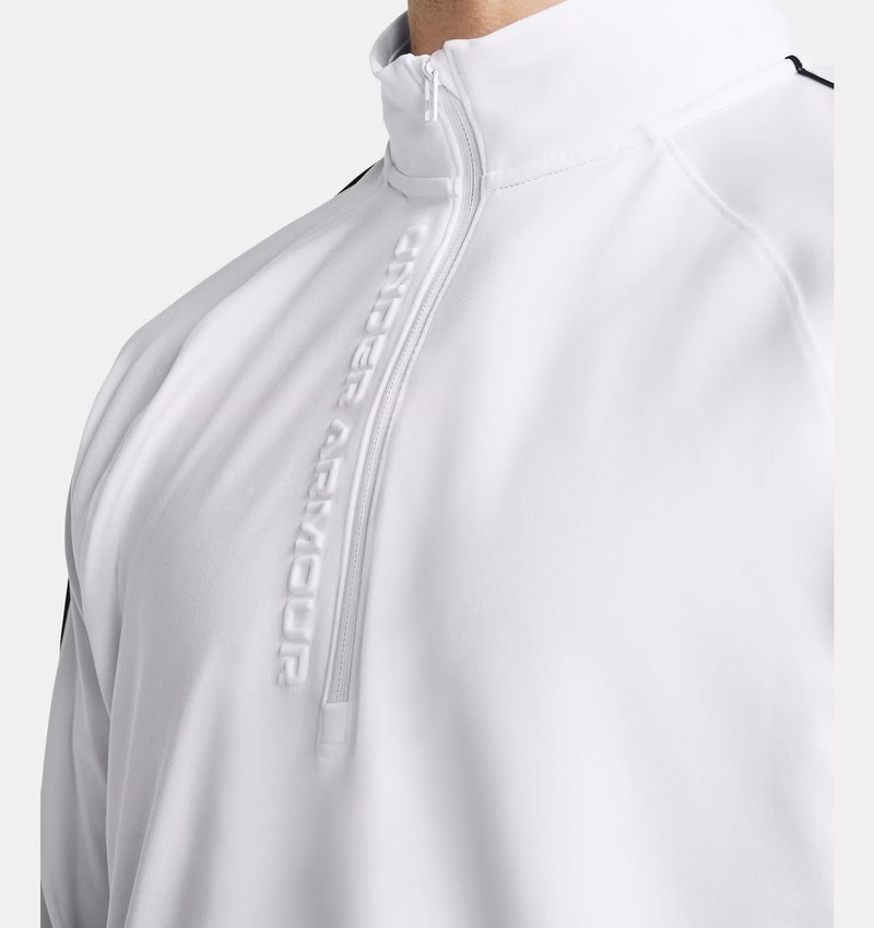Under Armour Storm Midlayer 1/2 Zip herr sweatshirt, white/midnight navy