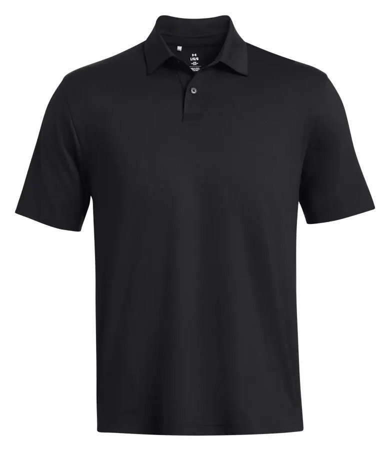 Under Armour T2G herr polo, svart/pitch gray