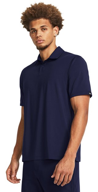 Under Armour T2G herr polo, midnight navy/pitch gray