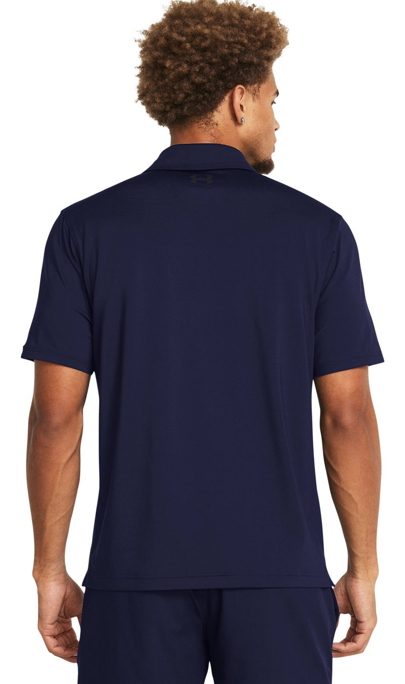 Under Armour T2G herr polo, midnight navy/pitch gray