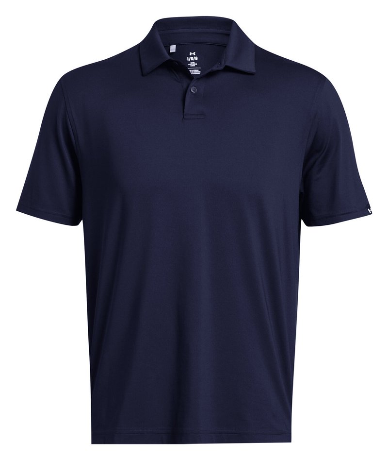 Under Armour T2G herr polo, midnight navy/pitch gray