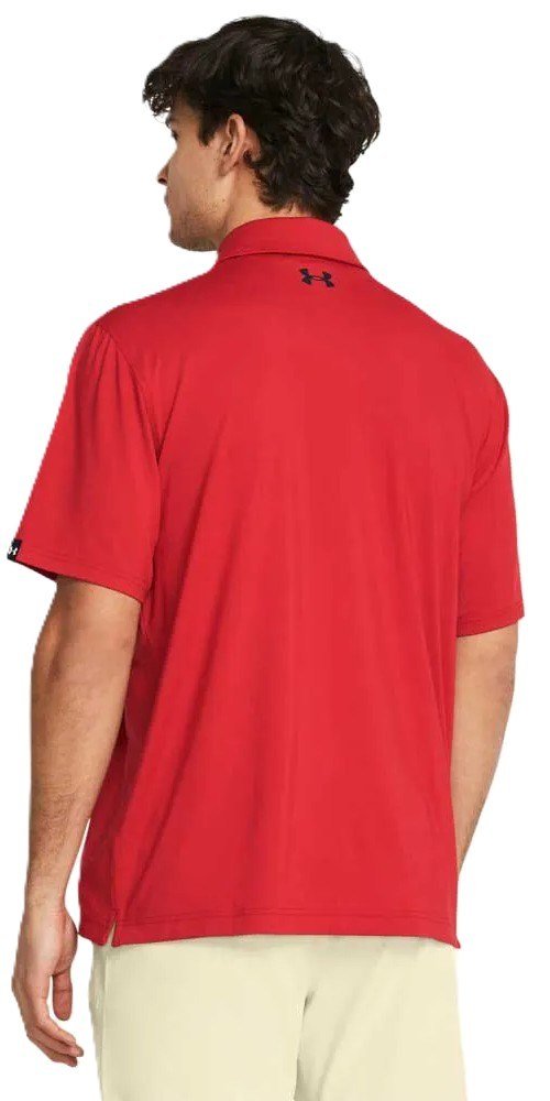 Under Armour T2G LB herr polo, röd/svart