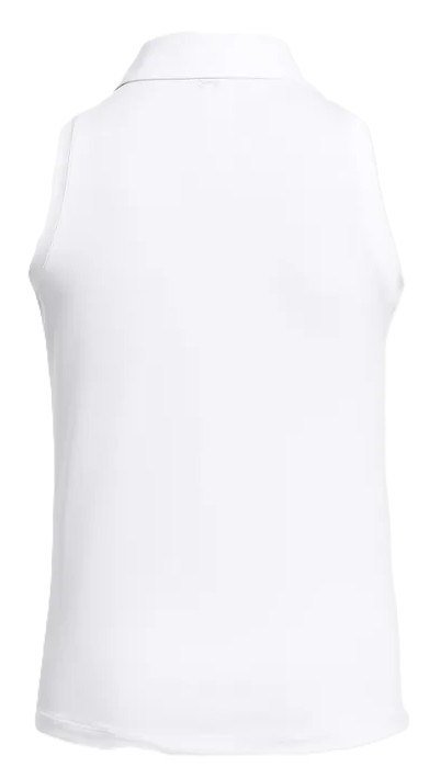 Under Armour Playoff Sleeveless dampolo, white/halo gray