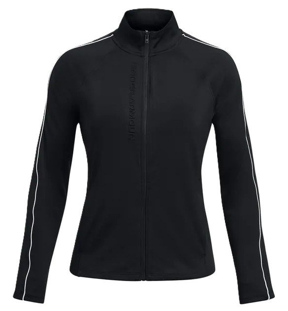 Under Armour Storm damernas mellanlager full zip, svart/vit