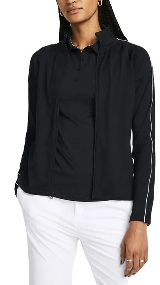 Under Armour Storm damernas mellanlager full zip, svart/vit