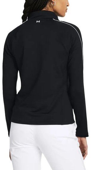 Under Armour Storm damernas mellanlager full zip, svart/vit