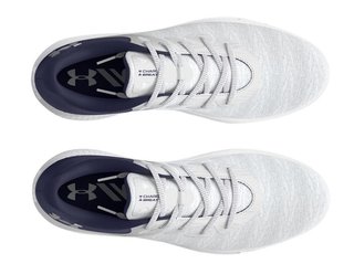 Under Armour Charged Breathe 2 Knit SL dam golfskor, halo grey/midnight navy/metallic silver