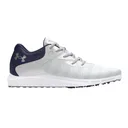 Under Armour Charged Breathe 2 Knit SL dam golfskor, halo grey/midnight navy/metallic silver