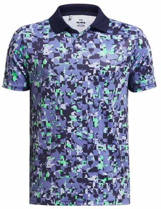 Under Armour Matchplay Printed junior polotröja, starlight/vapor green