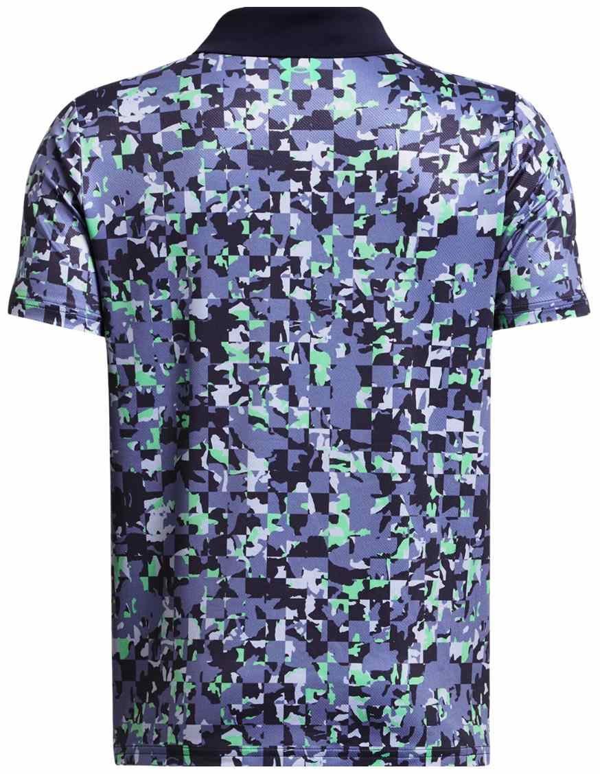 Under Armour Matchplay Printed junior polotröja, starlight/vapor green