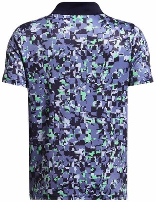 Under Armour Matchplay Printed junior polotröja, starlight/vapor green
