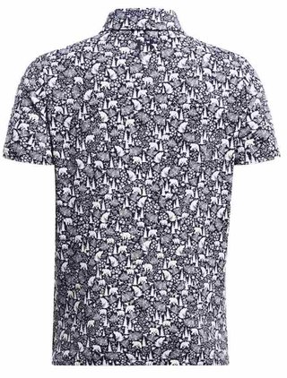 Under Armour Playoff Printed junior polotröja, midnight navy/white