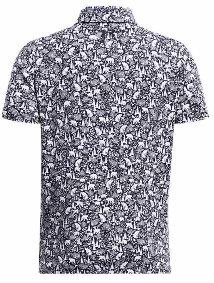 Under Armour Playoff Printed junior polotröja, midnight navy/white