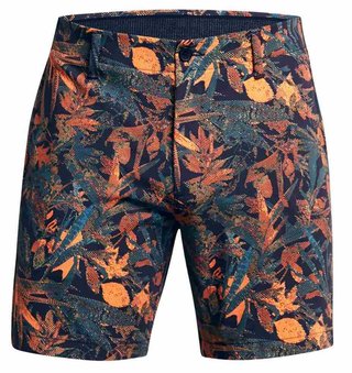 Under Armour Iso-Chill Printed 7 herr shorts, midnight navy/photon blue/halo gray