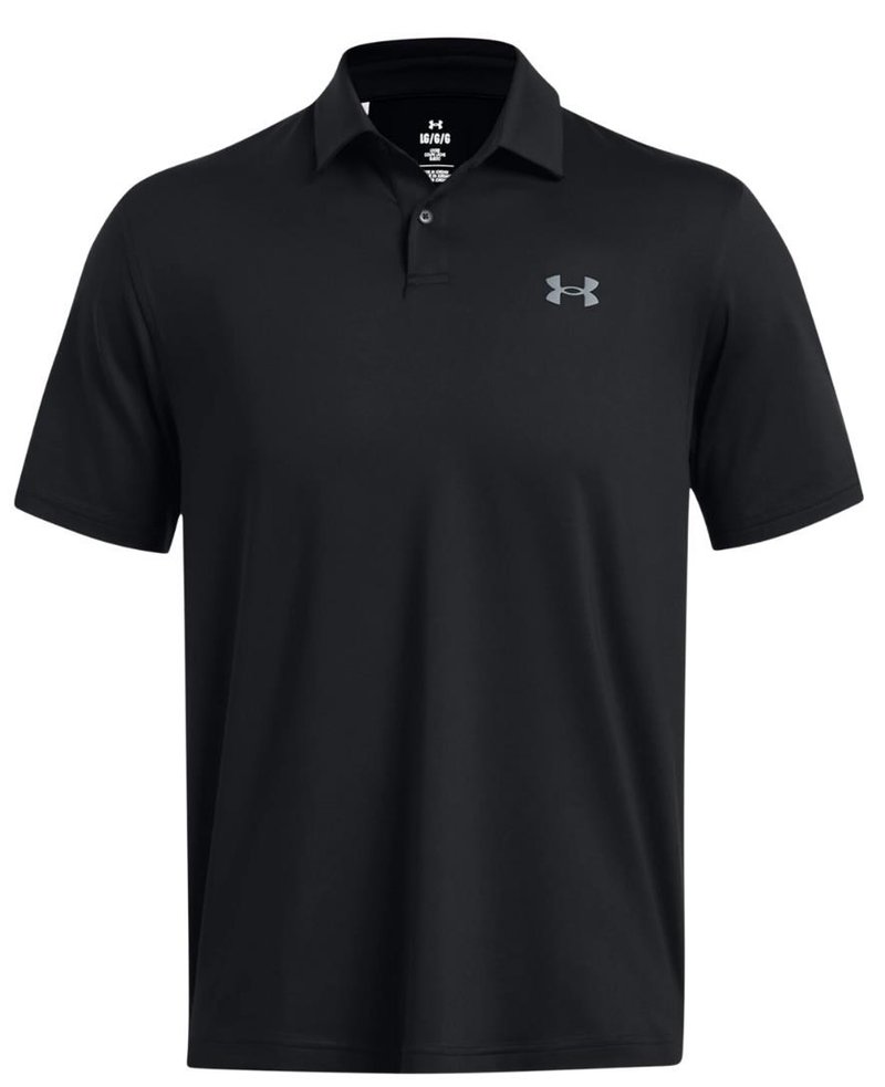 Under Armour T2G herr polo, svart/pitch grey