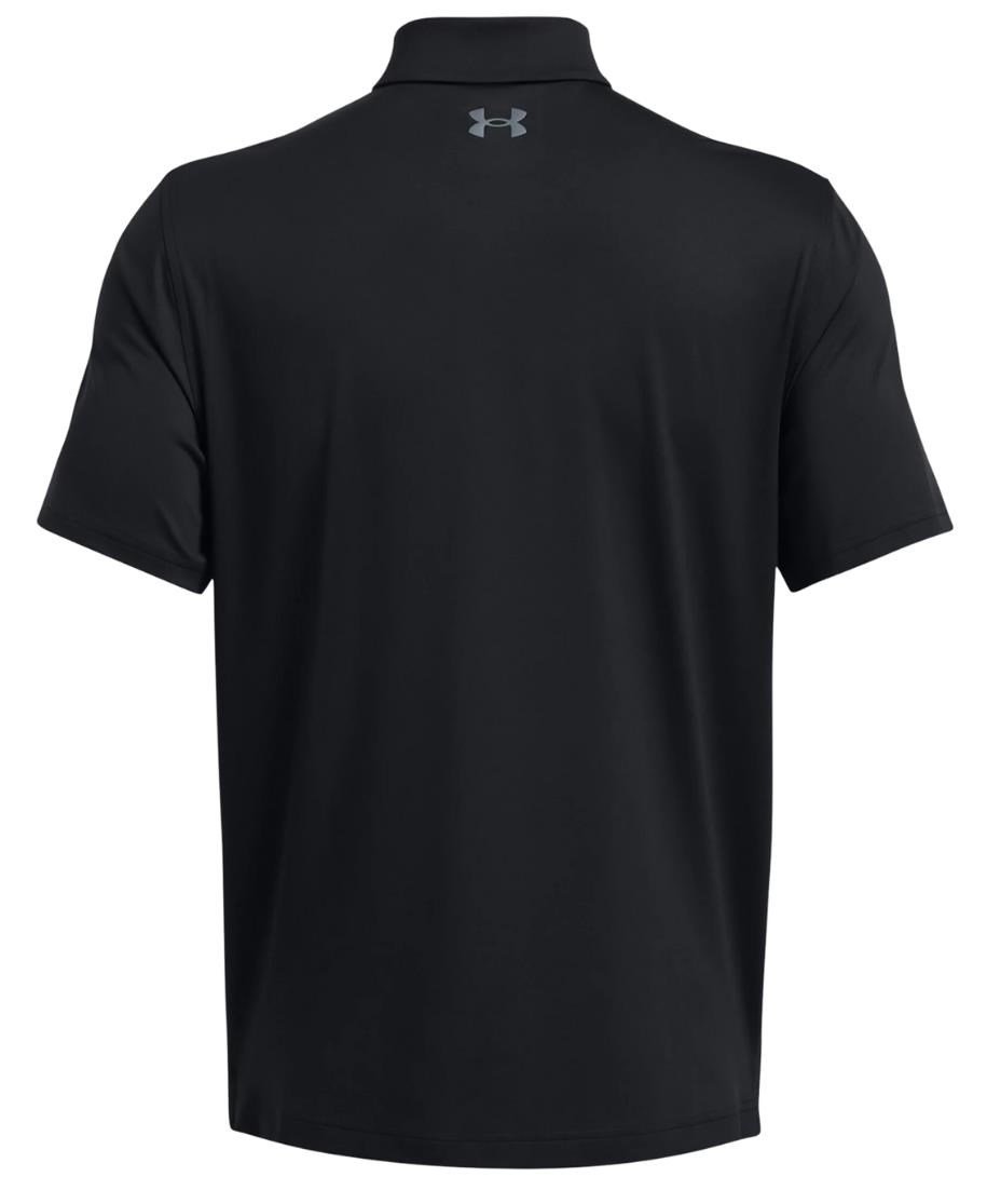 Under Armour T2G herr polo, svart/pitch grey
