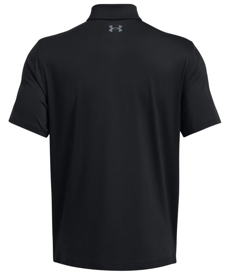 Under Armour T2G herr polo, svart/pitch grey