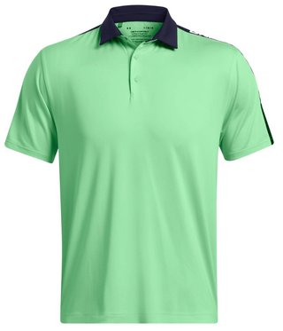 Under Armour Playoff 3.0 Striker herr polo, matrix green/midnight navy/white