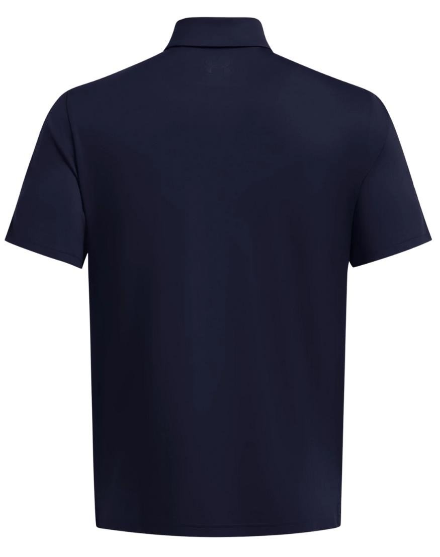 Under Armour Playoff 3.0 Striker herr polo, midnight navy/phoenix fire/white