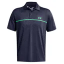 Under Armour Playoff 3.0 Stripe herr polo, midnight navy/vapor green