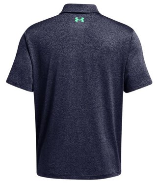 Under Armour Playoff 3.0 Stripe herr polo, midnight navy/vapor green