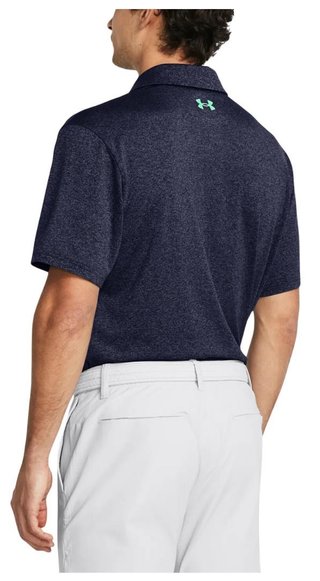 Under Armour Playoff 3.0 Stripe herr polo, midnight navy/vapor green
