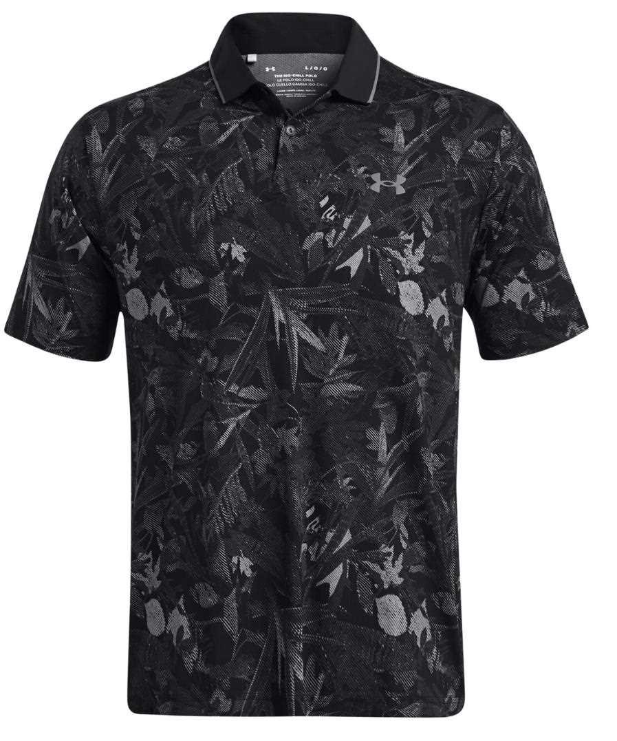 Under Armour Iso-Chill Edge herr polo, black/pitch gray