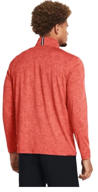 Under Armour Playoff Printed 1/4 Zip herr sweatshirt, coho/red solstice/black