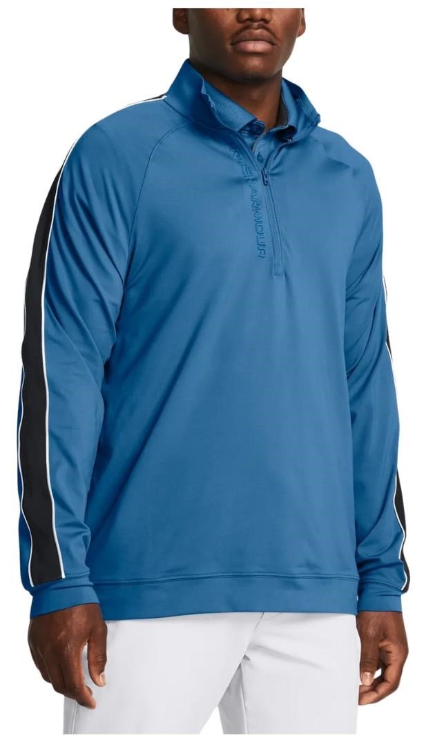 Under Armour Storm Midlayer 1/2 Zip herr sweatshirt, photon blue/midnight navy/white