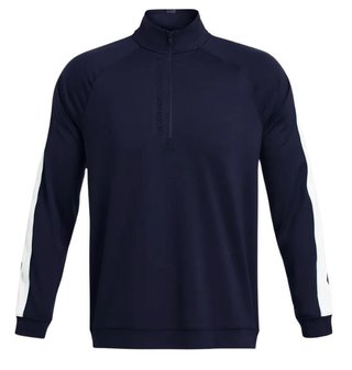 Under Armour Storm Midlayer 1/2 Zip herr sweatshirt, midnight navy/matrix green/white