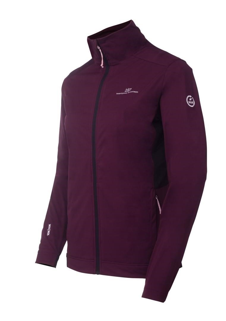 2117 of Sweden Torsvi damjacka hybrid, dark plum