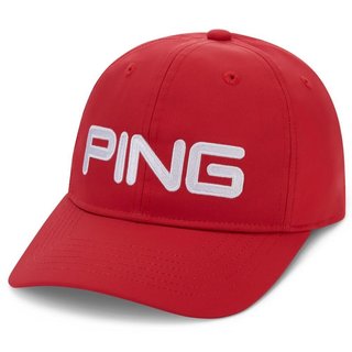PING Unstructured herr keps, tomat röd