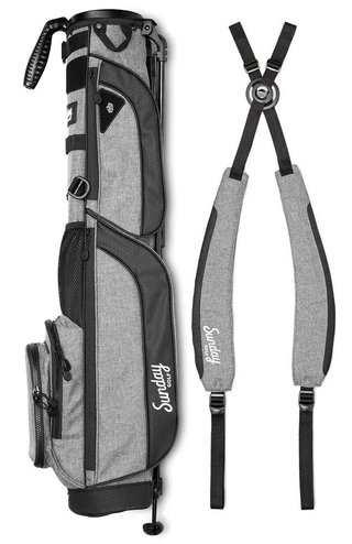 Sunday Golf Loma XL carry bag, heather gray
