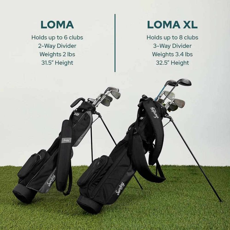 Sunday Golf Loma XL carry bag, seafoam