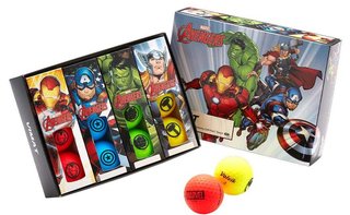 Volvik VIMAX MARVEL AVENGERS golfbollar, mix colours