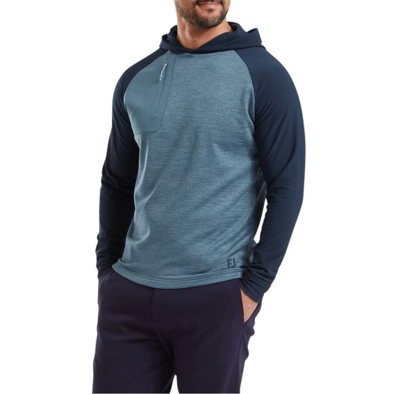 FootJoy ThermoSeries herr hoodie, navy/slate