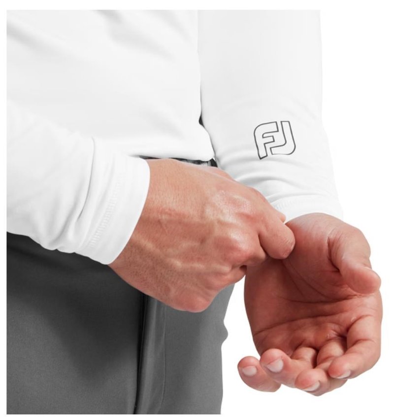 FootJoy ThermoSeries Fleece Baselayer herr top, vit