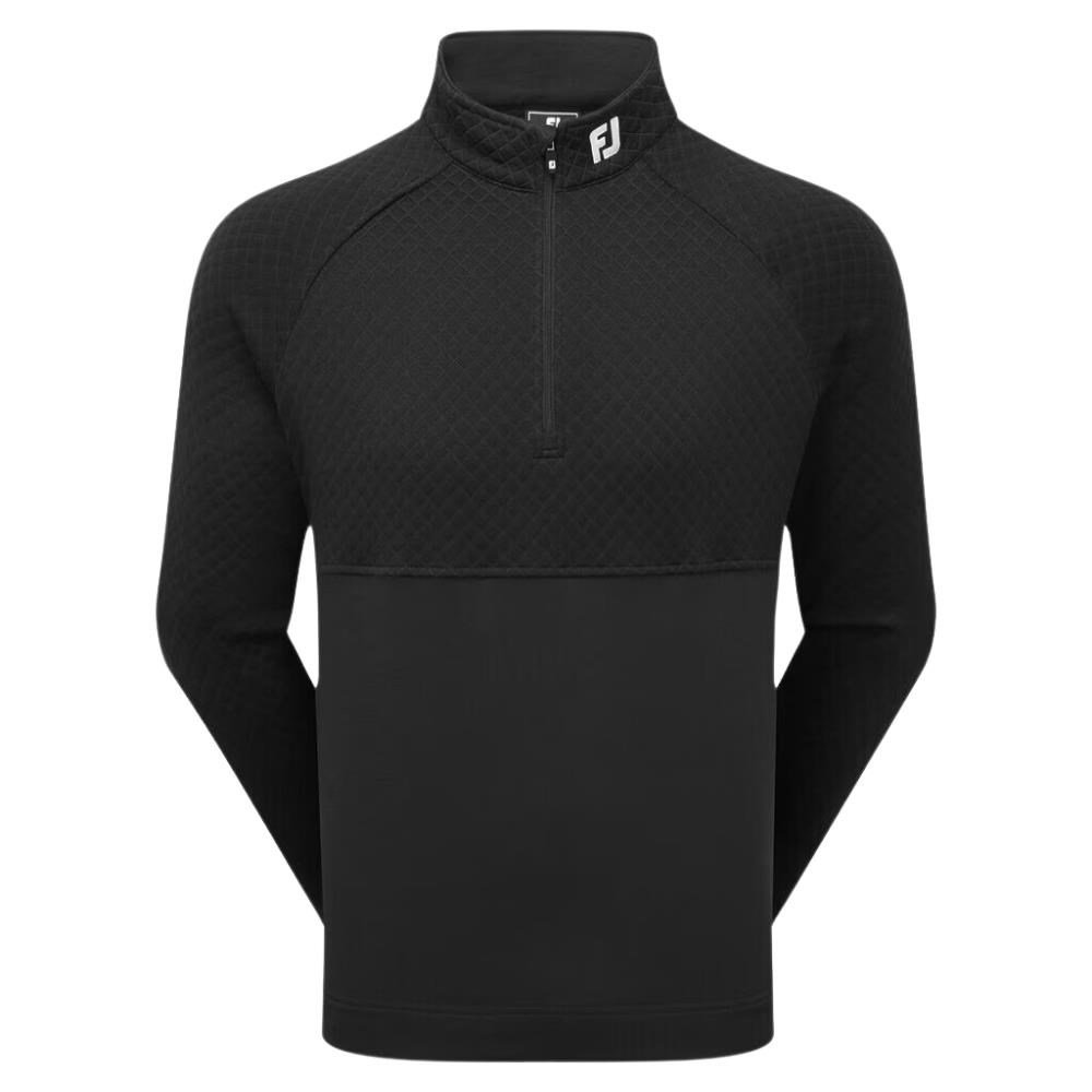FootJoy Jacquard Thermal Chill-Out herr pullover, svart
