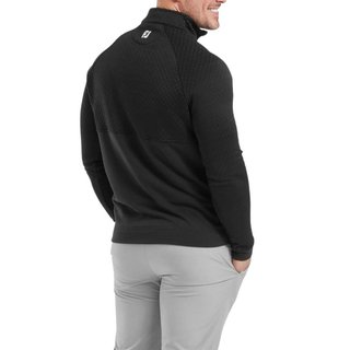 FootJoy Jacquard Thermal Chill-Out herr pullover, svart