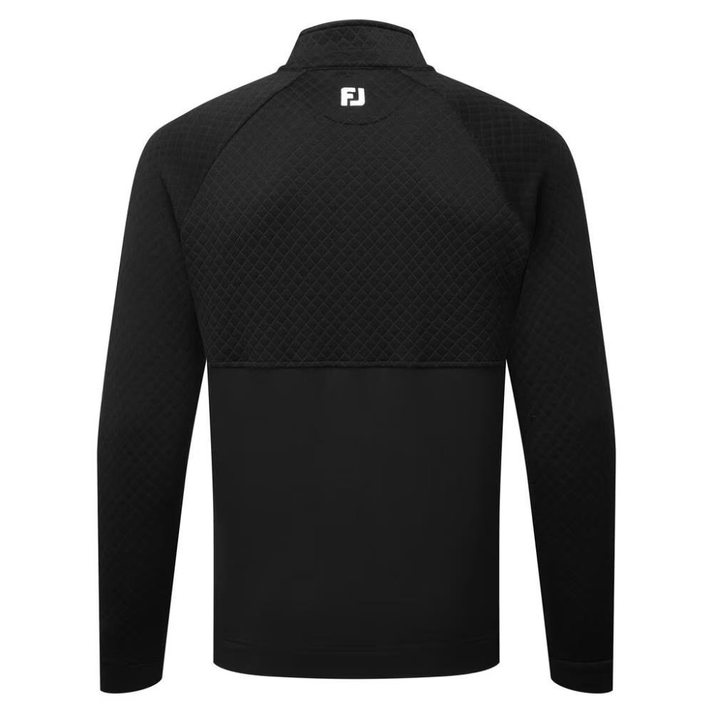 FootJoy Jacquard Thermal Chill-Out herr pullover, svart