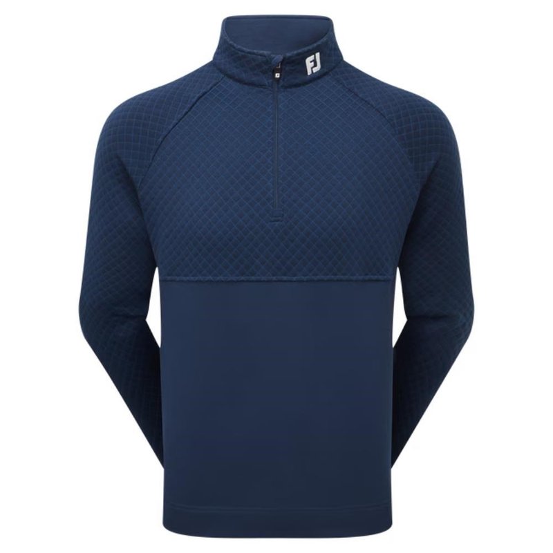 FootJoy Jacquard Thermal Chill-Out herr pullover, navy