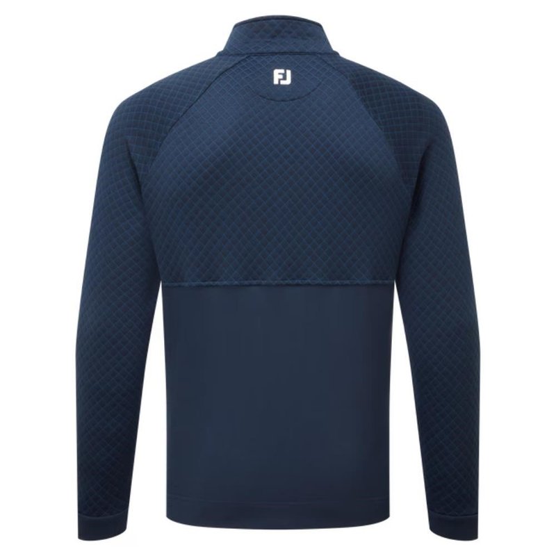 FootJoy Jacquard Thermal Chill-Out herr pullover, navy
