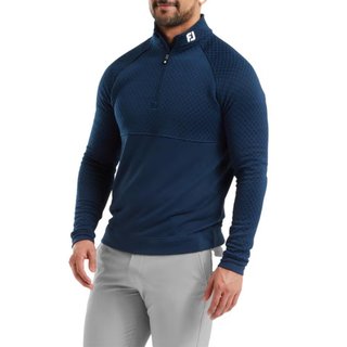 FootJoy Jacquard Thermal Chill-Out herr pullover, navy