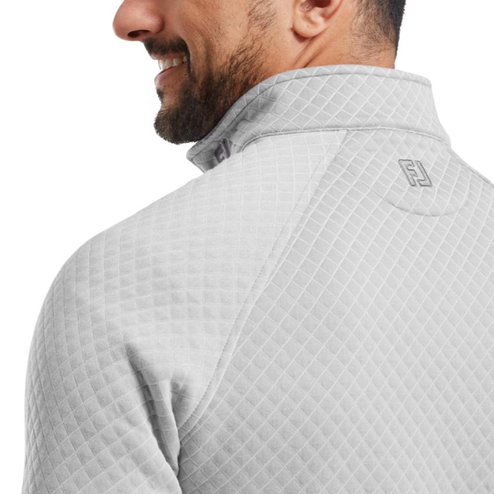 FootJoy Jacquard Thermal Chill-Out herr pullover, grå
