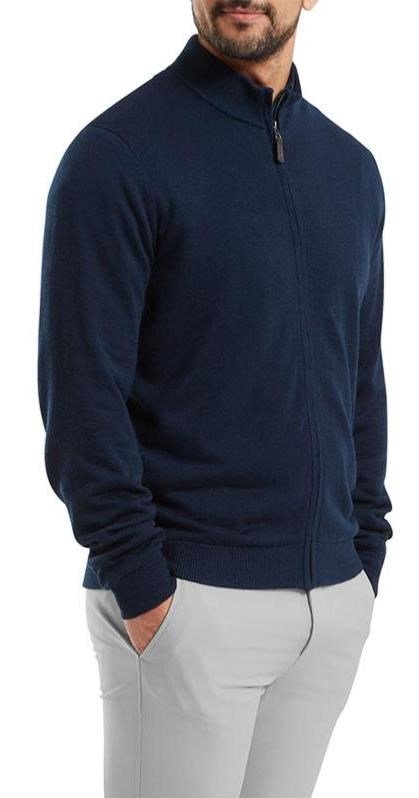 FootJoy Full-Zip Lined herr mikina, navy