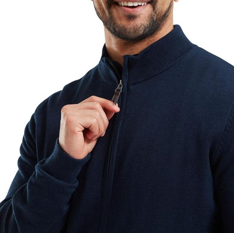 FootJoy Full-Zip Lined herr mikina, navy