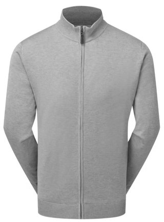 FootJoy Drirelease Full-Zip Lined herr tröja, grå